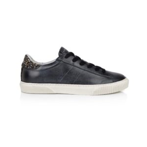 Estoyo Vintage Black & Glitter Trainers for Women