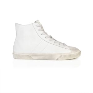 Estoyo Vintage White High-Top Trainers for Women